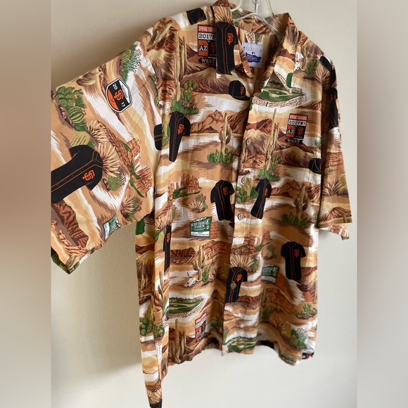 SF GIANTS SPRING TRAINING SCOTTSDALE, AZ, BTN FRNT COLLARED SHRT, SZ XL - Picture 7 of 10